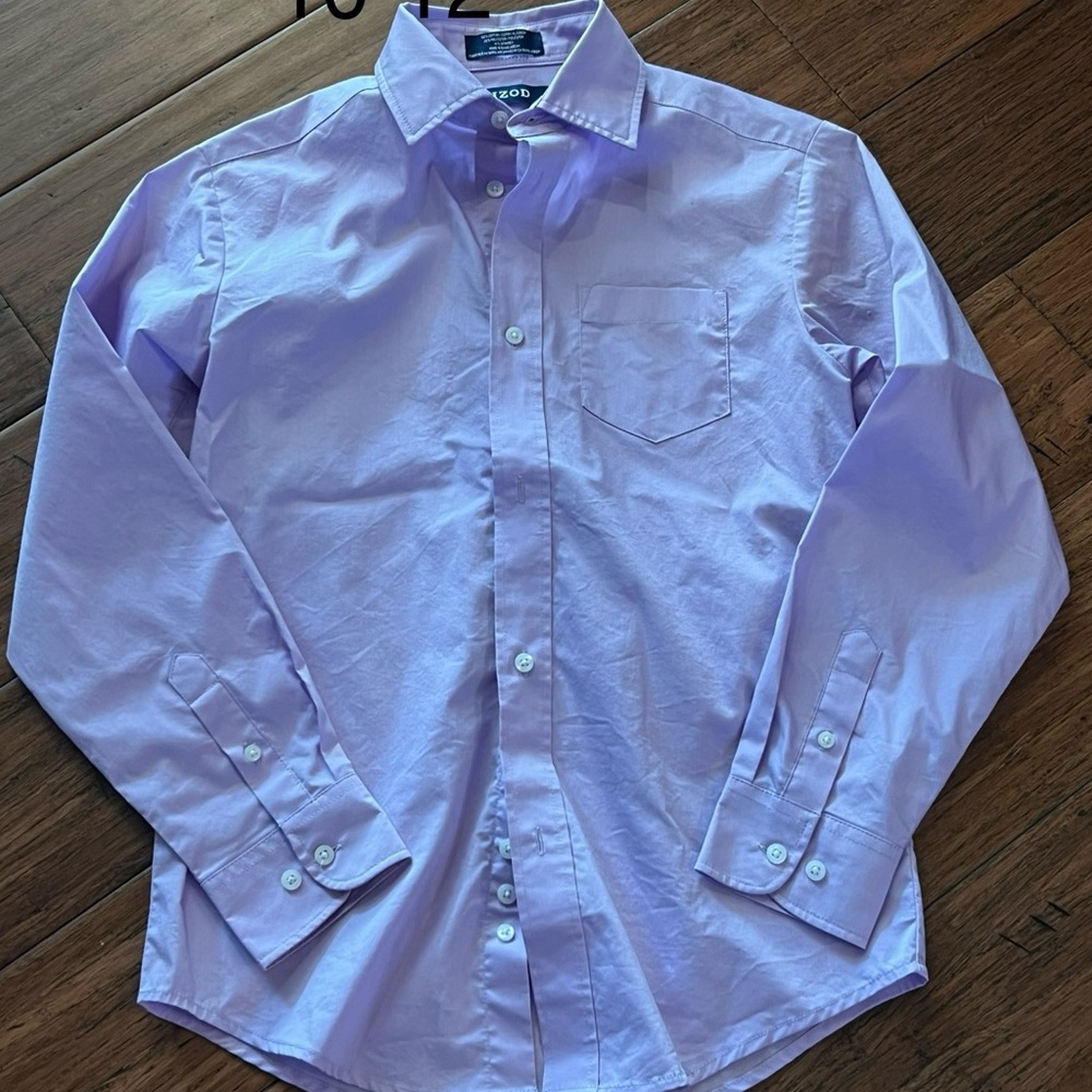 Izod Lavender Dress Shirt for boys